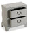 Chest of drawers MDF Wood/Fir wood (25 x 48 x 48 cm) White