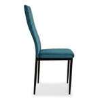 Dining Chair Valentýna Velvet Metal (53 x 96 x 43 cm)