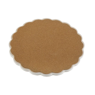 Table Mat Espresso Cork Ceramic (20 x 20 cm)