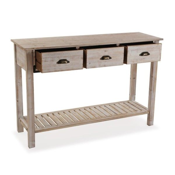 Console Roger MDF Wood/Fir wood (38 x 78 x 120 cm)