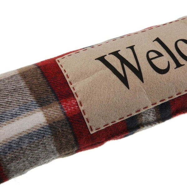 Door stop Welcome Streched Textile (7 x 15 x 83 cm)