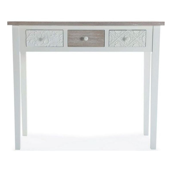 Hall Table with 3 Drawers Kelly Wood (30 x 78 x 90 cm)