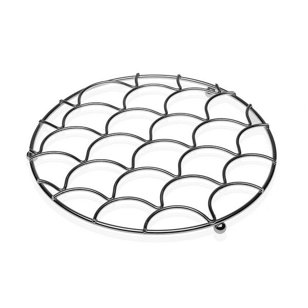 Table Mat Chromed Circular (20 x 1,5 x 20 cm)