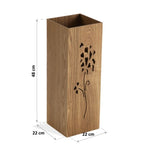 Umbrella stand Flowers MDF Wood (22 x 48 x 22 cm)