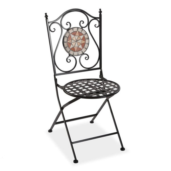 Garden chair Mosaic Metal (50 x 92 x 39 cm)