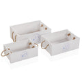 Set of decorative boxes Nautical Wood (3 pcs)