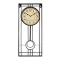 Wall Clock Rectangular Metal