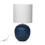 Desk lamp Blue Ceramic (25 x 51 x 25 cm)