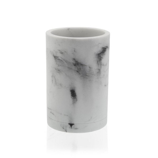 Toothbrush Holder Marble Resin (7,5 x 11,1 x 7,5 cm)