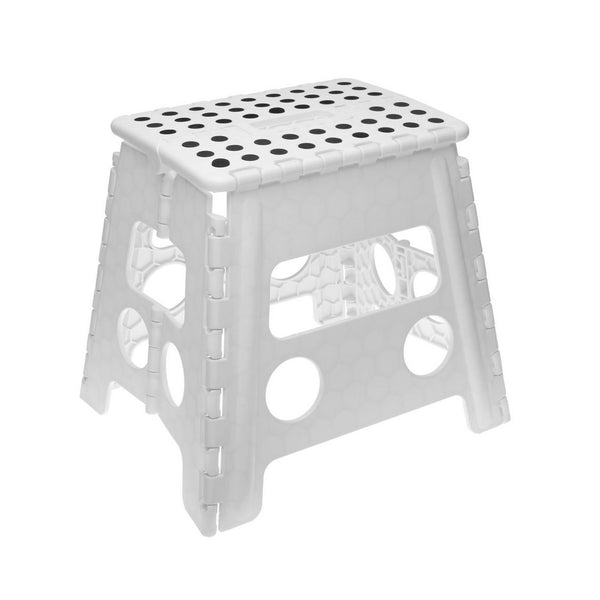 Step Stool White Foldable (22 x 32 x 29 cm)