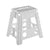 Step Stool White Foldable (22 x 39 x 29 cm)