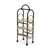 Round Bottle Rack Metal MDF Wood (18 x 12 x 43,5 cm)