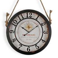 Wall Clock Vintage With string Metal (Ø 50 cm)