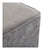 Stool Grey wood and metal Polyester (31 x 37 x 31 cm)