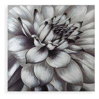 Oil Painting Flower Canvas (2,8 x 80 x 80 cm)