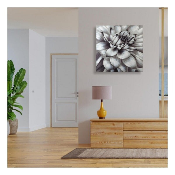 Oil Painting Flower Canvas (2,8 x 80 x 80 cm)