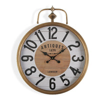 Wall Clock Antiques Metal (6 x 60 x 48 cm)