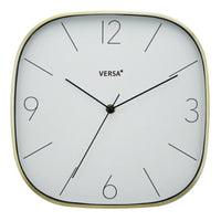 Wall Clock Golden Aluminium (4,3 x 29 x 29 cm)