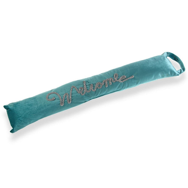 Door stop Welcome Blue Textile