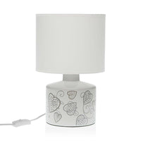 Desk lamp Cozy Hearts Ceramic (22,5 x 35 x 22,5 cm)