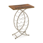 Bottle rack Wood Metal (46 x 23 x 90 cm)