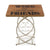 Bottle rack Wood Metal (46 x 23 x 90 cm)