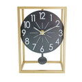 Table clock Metal (6 x 20 x 10 cm)