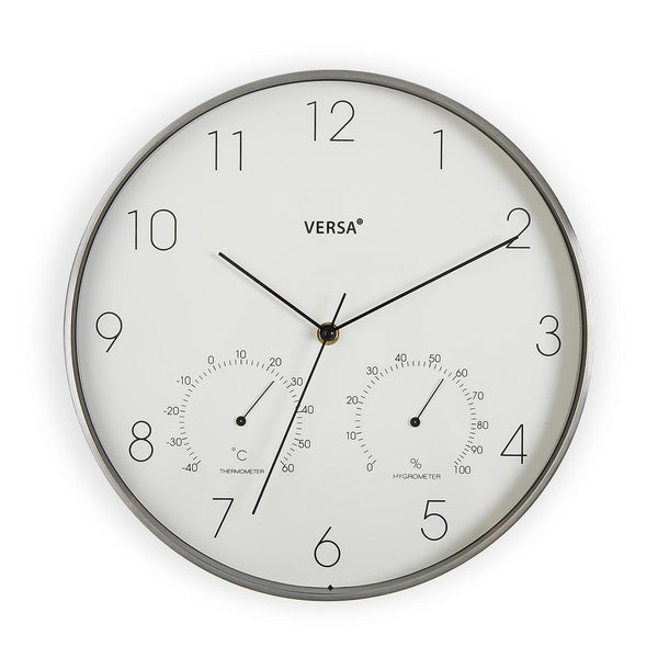 Wall Clock Silver Aluminium (31 x 4 x 31 cm)