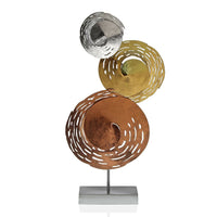 Decorative Figure Circles Metal (8,3 x 57,8 x 29,8 cm)