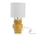 Desk lamp Owl Ceramic (16 x 16 x 32,5 cm)