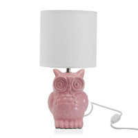 Desk lamp Owl Ceramic (16 x 16 x 32,5 cm)