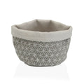 Breadbasket Grey Textile (14 x 10 x 17 cm)