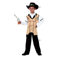 Costume for Children 118917 Sheriff Black Beige (3 pcs)