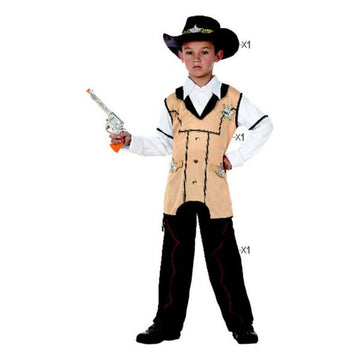 Costume for Children 118917 Sheriff Black Beige (3 pcs)