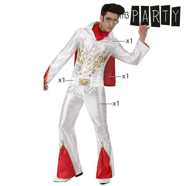 Costume for Adults Rock Singer 4 pcs