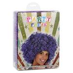 Curly Hair Wig Male clown Purple 117488