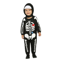 Costume for Babies Black Skeleton (2 Units)