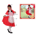 Costume for Children C3220 Little Red Riding Hood 5-6 Years Red (4 Pieces)