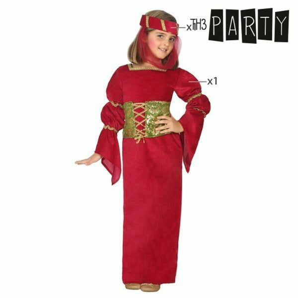 Costume for Children Medieval Lady Red