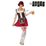 Costume for Adults Velvet german woman (2 Pcs)