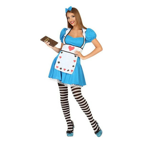 Costume for Adults (3 pcs) Alice Multicolour Fantasy (3 Pieces)