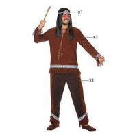 Costume for Adults American Indian Brown XL