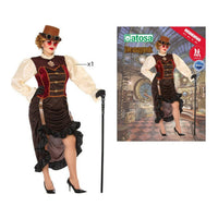 Costume for Adults DISFRAZ STEAMPUNK XXL Shine Inline XXL Steampunk Brown (1 Unit)