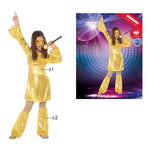 Déguisement pour Enfants Disco Doré (2 Pièces) (3 pcs)