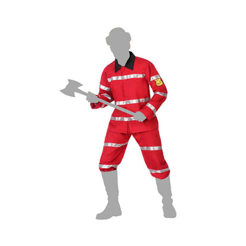 Costume for Adults Fireman Red XL