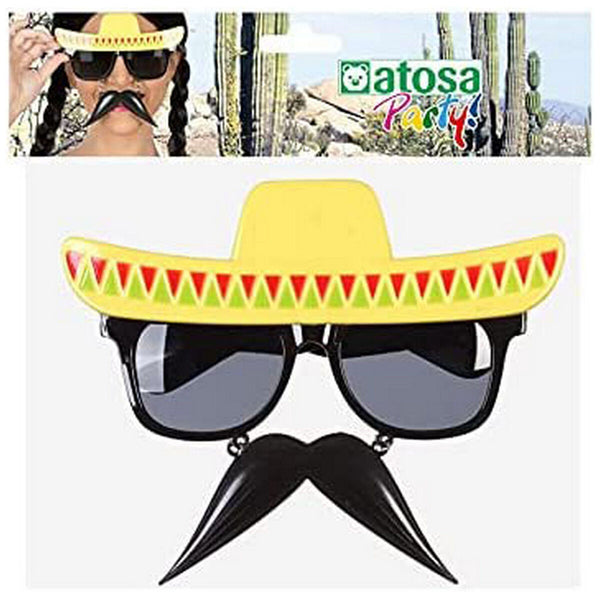 Glasses Mexican Man Hat Moustache