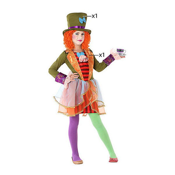 Costume for Children Crazy female milliner (2 Pcs)