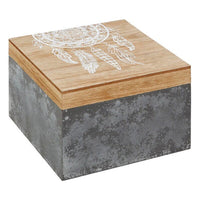 Decorative box Grey Brown 110808