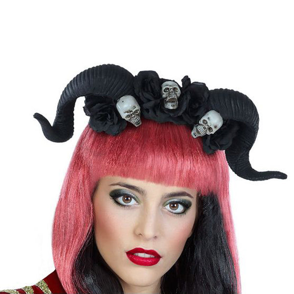 Headband 112377 Black Horns