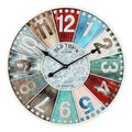 Wall Clock Circular Multicolour (60 x 60 x 4,5 cm)